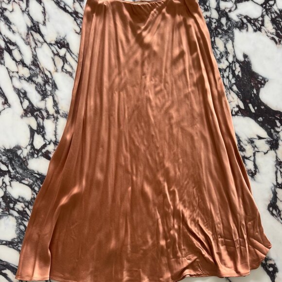 L'agence Women's Clarisa Maxi Skirt In Soft Tan. Worn once. Size S - Picture 5 of 8